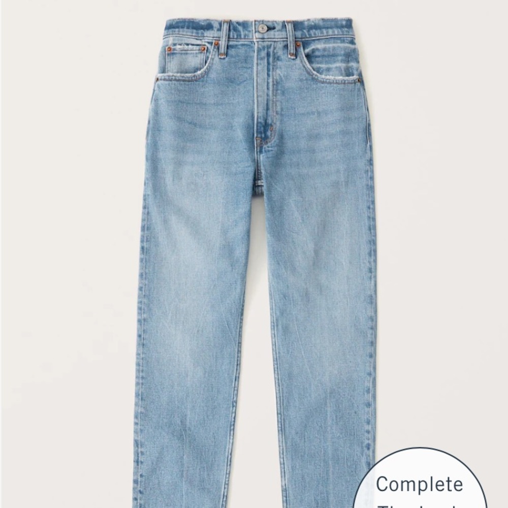 Abercrombie and Fitch Curve Love Mom jeans